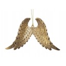 Skrzydła anioła antyczne złoto zawieszka ozdobna 12cm