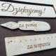 Drewniany dyplom "Dziekuję ci Tato !" , w ramce, wenge