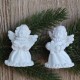 Aniołki gipsowe - zestaw 4 sztuk