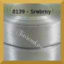 Tasiemka satynowa 38mm kolor 8139 srebrny