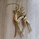 Renifer złoty zawieszka 14cm