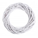 Wianek wiklinowy bielony 30cm 