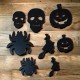 Halloween zestaw 8 szt. kształtek z hdf 