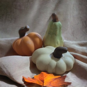 Owoce halloween pastelowe DYNIE 3 kolory - zestaw II