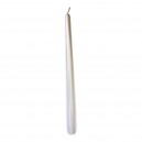 Świeca stożkowa 24 cm białą perłowa 1szt