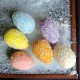 Jajka pastelowe w posypce mix koloru 3,5cm/2,5cm - 24szt