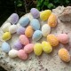 Jajka pastelowe w posypce mix koloru 3,5cm/2,5cm - 24szt