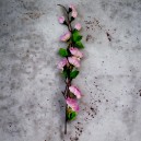 KWIAT JABŁONI CIEMNY RÓŻOWY - gałązka ozdobna 45cm
