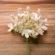 Gałązka mini kwiatuszki i pączki blady róż 31cm