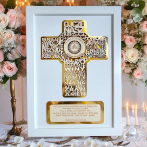 Pamiątka Chrztu Świętego Biblia z personalizacją