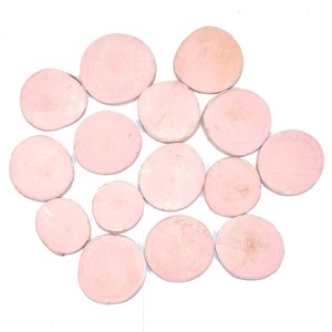 Plastry drzewa 3-7,5cm opakowanie 330g  RÓŻOWE