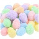 Jajka nakrapiane z meszkiem pastelowe 2,5cm /50szt KR413