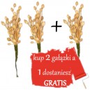 Suszone OWOCE JAGODY, kuleczki, susz ozdobny wiązka KREMOWE - 2+ 1 gratis