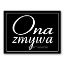 Naklejki na buty "ona zmywa"