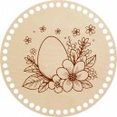 Baza do koszyka 20cm, grawer WIELKANOC wzór nr 1