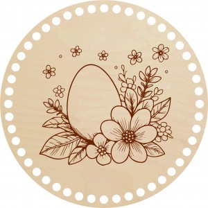 Baza do koszyka 20cm, grawer WIELKANOC wzór nr 1