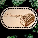 Baza do koszyka na pieczywo koszyk mojżesza owal z grawerem nr 1 