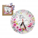 Zegar ŚCIENNY DZIEŃ MATKI, urodziny, imieniny 24cm PREZENT wzór nr1