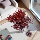 Eukaliptus - bukiet cieniowany bordowy 5szt/33cm