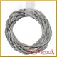 Wianek rattanowy szary 20 cm 