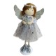 Anioł stojący szary - 14cm