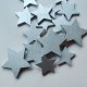 Gwiazdki 3 rozmiary srebrne - 18szt