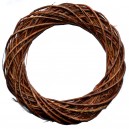 Wianek wiklinowy naturalny beżowy 30cm 