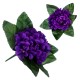Bukiet kwiatowy - prymulki fioletowe - 20cm
