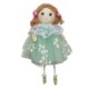 Laleczka wiosenna zawieszka - zielona