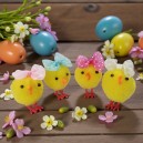 Kurczaki z kokardką zestaw 4 sztuk