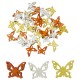 Drewniane motylki ażurowe 36szt 3kolory