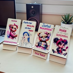 Podstawka na telefon na Dzień Kobiet, Dzień Chłopaka