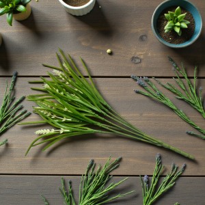 Sztuczna trawa kwitąca 43cm ecru