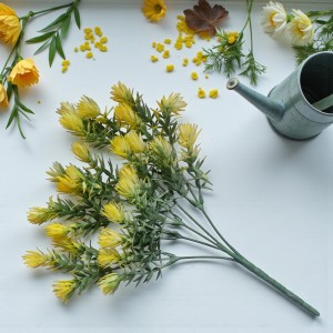 Oset - gałązki w bukiecie 33cm - żółty