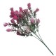 Oset - gałązki w bukiecie 33cm - różowy