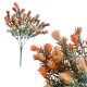 Oset - gałązki w bukiecie 33cm - pomarańczowy