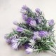Oset - gałązki w bukiecie 33cm - fioletowy
