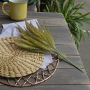 Sztuczna trawa ozdobna 43cm - oliwka