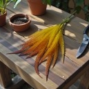 Sztuczna trawa ozdobna 43cm - żółto-pomarańczowa