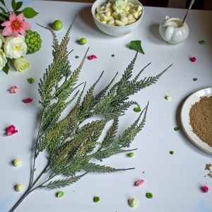 Sztuczny asparagus ozdobny 73cm - oliwka