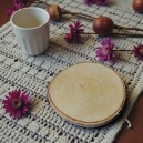 Plaster brzozy - baza pod stroik, OKRĄGŁY ok22cm/1szt.