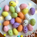 Jajka nakrapiane fiolety 2,5cm /50szt 01-06