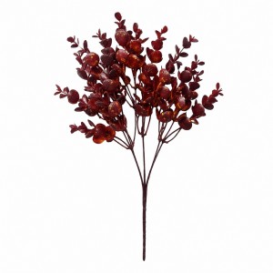 Eukaliptus - bukiet cieniowany bordowy 5szt/33cm