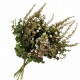 Bukiet jagódki, wrzosy,eukaliptus i kwiatuszki mini - oliwka - 38cm/8szt