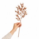 Owies - gałązka ozdobna 42 cm - miedziany