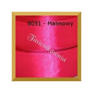 Tasiemka satynowa 25mm kolor 8051 malinowy/ 6szt.