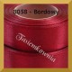 Tasiemka satynowa 25mm kolor 8058 bordowy/ 6szt.