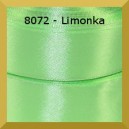 Tasiemka satynowa 25mm kolor 8072 limonka/ 6szt.