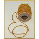 Sznurek metalizowany pleciony złoty 3mm/ 25mb