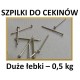 Szpilki 15 mm do cekinów z dużymi otworami / 250g